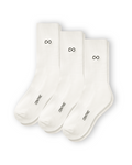 Performance Crew Socks - 3 Pack ivory-white